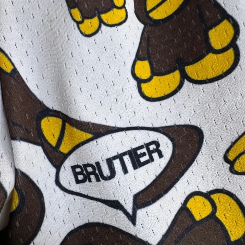 Brutier Mesh Shorts Vintage Bape Style  Size XS